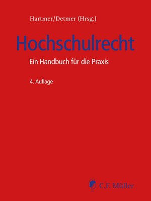 cover image of Hochschulrecht